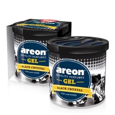 Ароматизатор Areon тип Гел с аромат на черен кристал Ароматизатор Areon тип Гел с аромат на черен кристал
