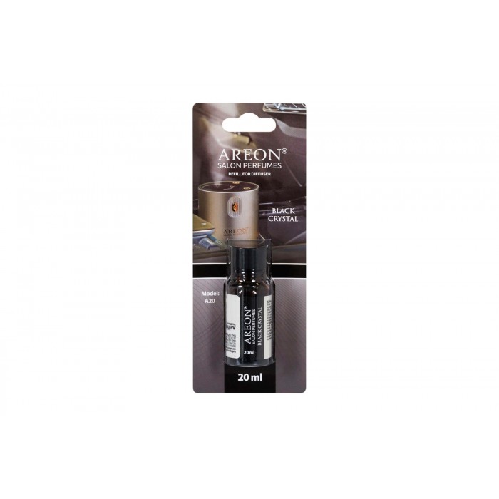 Пълнител за арома дифузер Areon 20ml с аромат Black Crystal Пълнител за арома дифузер Areon 20ml с аромат Black Crystal
