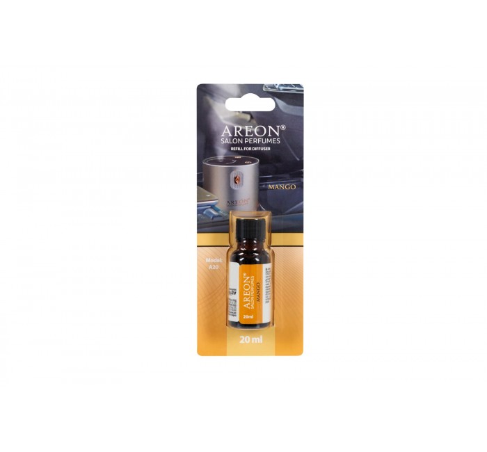 Пълнител за арома дифузер Areon 20ml с аромат Mango Пълнител за арома дифузер Areon 20ml с аромат Mango