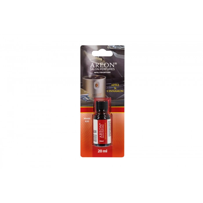 Пълнител за арома дифузер Areon 20ml с аромат Apple and Cinnamon Пълнител за арома дифузер Areon 20ml с аромат Apple and Cinnamon