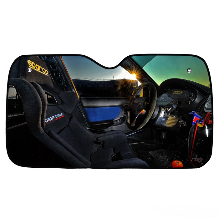 СЕННИК ЗА ПРЕДНО СТЪКЛО SPARCO - 140 х 70 СЕННИК ЗА ПРЕДНО СТЪКЛО SPARCO - 140 х 70